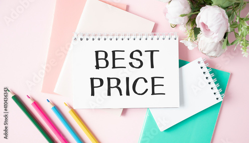 Word writing text Best Price. Business concept for the lowest or great price that a buyer can buy something , colored background.