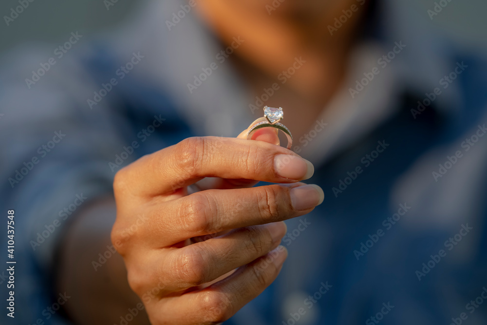 Sad Wife Take off the diamond wedding ring from finger. Quarrel fight of breakup Conflict, bad relationships. Depressed female suffer  Major Depressive Disorder Problem from Dysfunctional Family