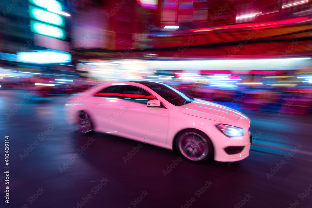 fast blur background use slow shutter speed and panning on night