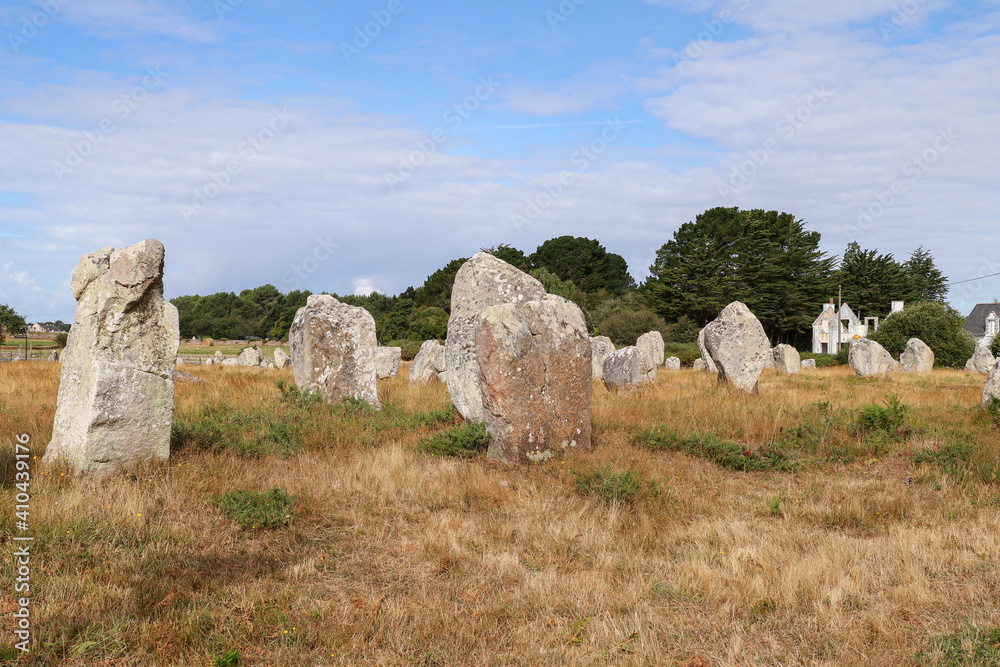 Alignments of Carnac - the largest megalithic site in the world, Carnac, Brittany Alignments of Carnac - the largest megalithic site in the world, Carnac, Brittany