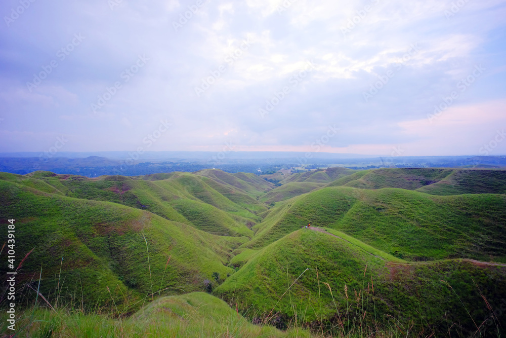 Fototapeta premium Beautiful landscape of East Sumba or Sumba Timur, located in Sumba Island, Nusa Tenggara Timur, Indonesia.