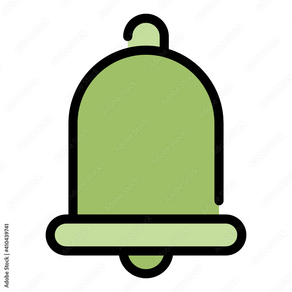 Bell icon design colorline style Bell icon design colorline style
