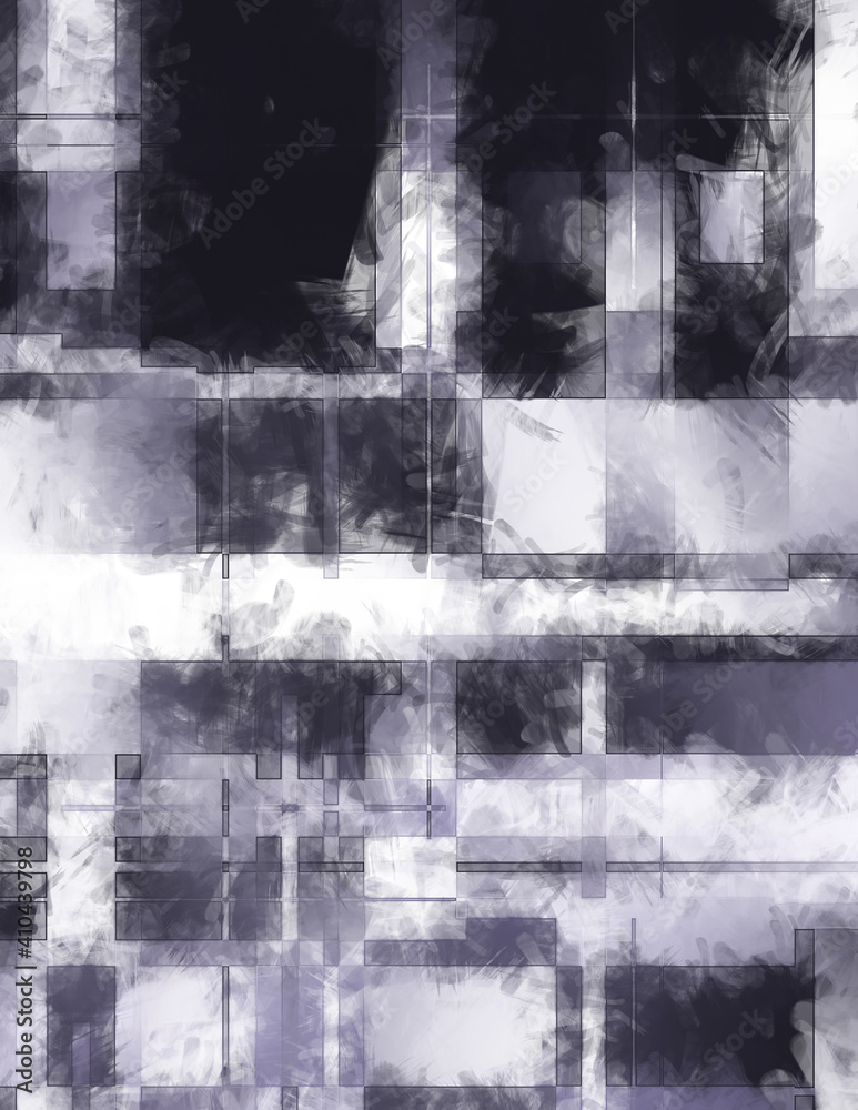 Fototapeta premium Modern art. Colorful contemporary artwork. Color strokes of paint. Brushstrokes on abstract background. Brush painting. Unique wall art.