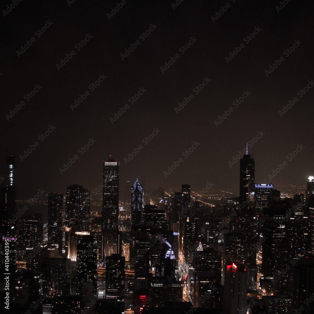 Obraz premium Chicago at dawn II