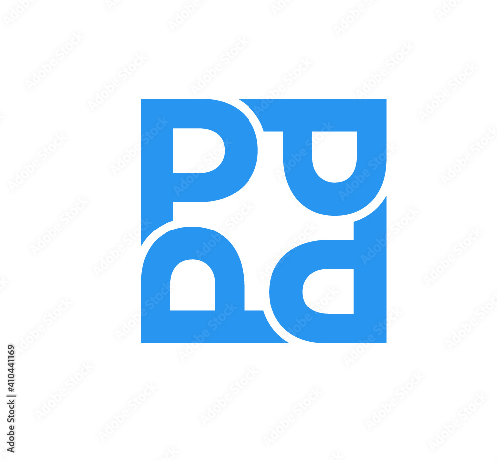 logo pd square sign simple vector logo pd square sign simple vector