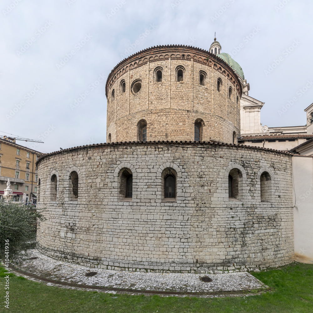 medieval Old Minster side, Brescia