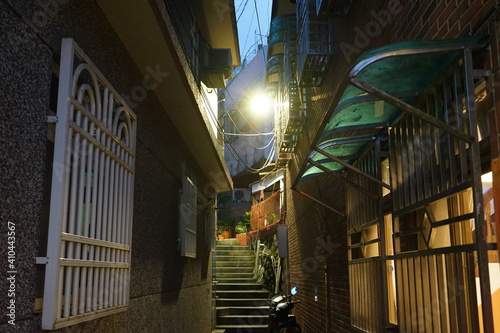 Street view of Jiufen Old town in Taipei - 九份 台湾