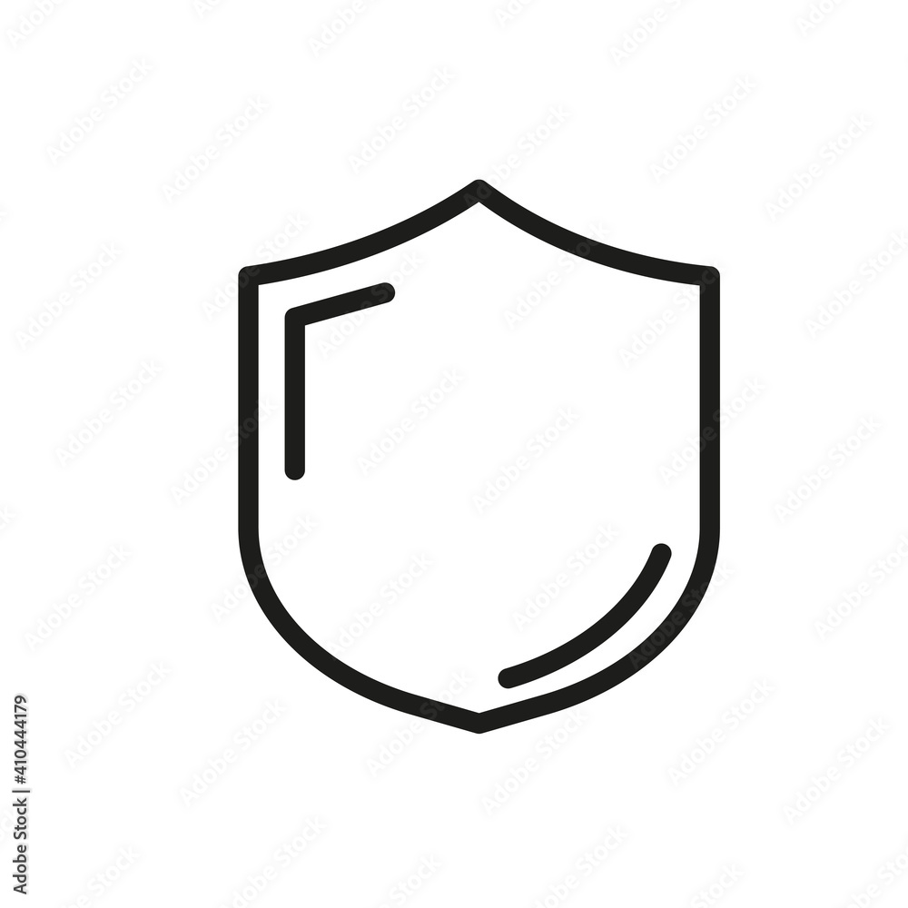 Outline Vector Icon Shield, Protect, Defense Outline Vector Icon Shield, Protect, Defense