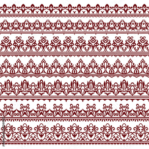 Vector abstract decorative ethnic stripes