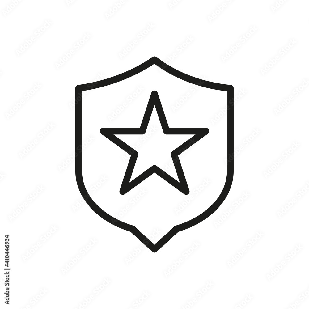 Outline Vector Icon Shield, Protect, Defense Outline Vector Icon Shield, Protect, Defense