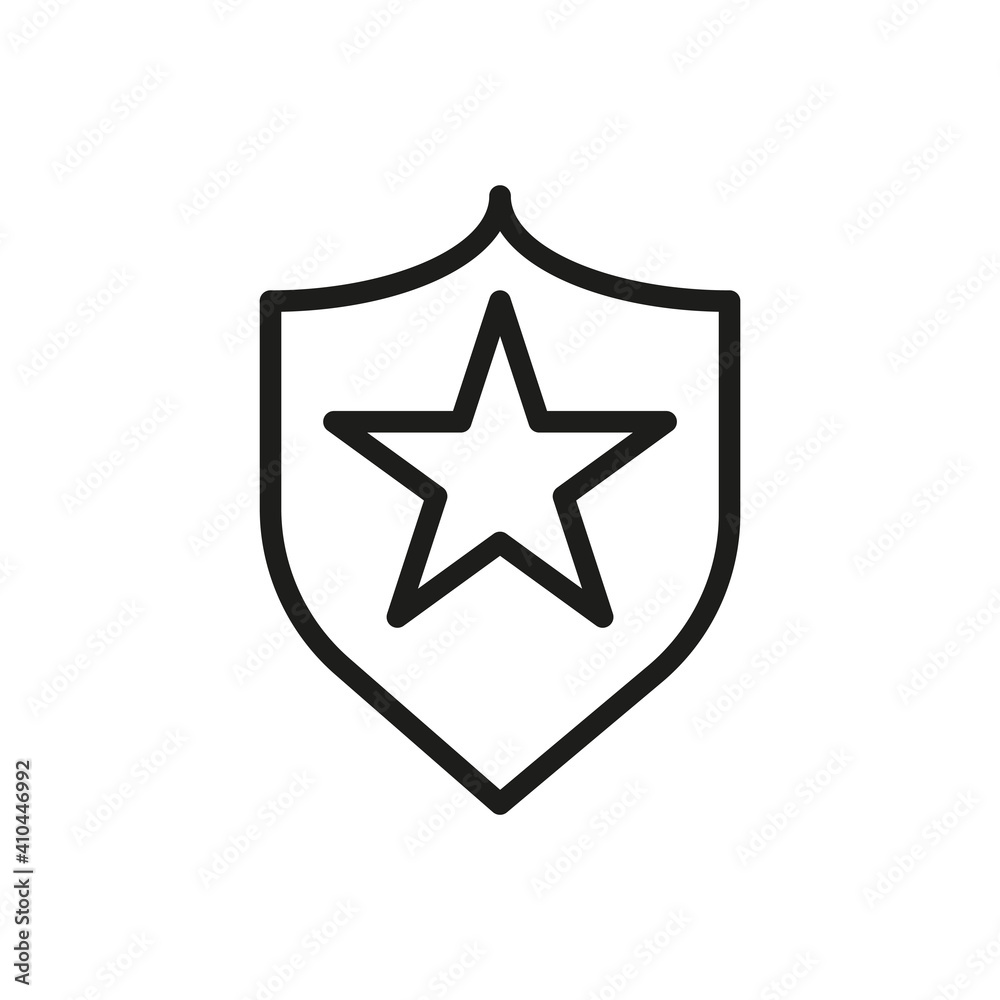 Outline Vector Icon Shield, Protect, Defense Outline Vector Icon Shield, Protect, Defense