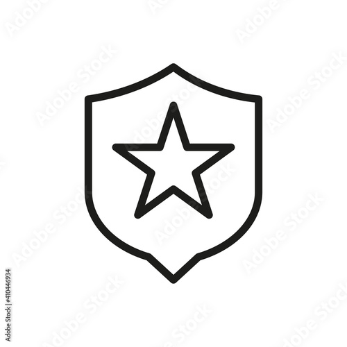 Outline Vector Icon Shield, Protect, Defense
