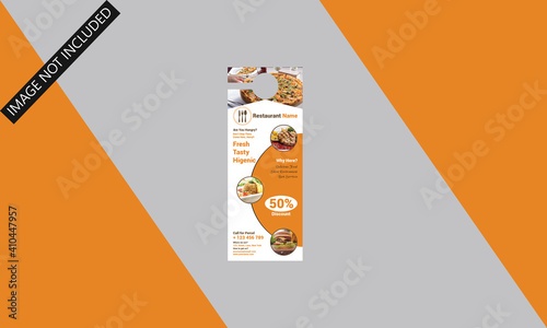 Restaurant Door Hanger