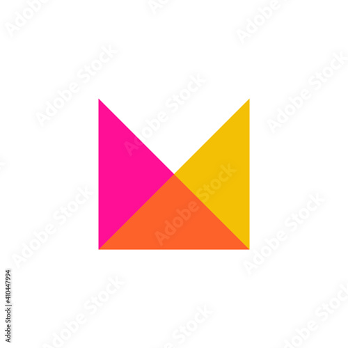 Free Download Modern abstract letter M logo - GFXLoad