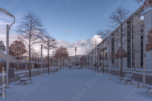 Berliner Winter 2021mit Fernsehturm