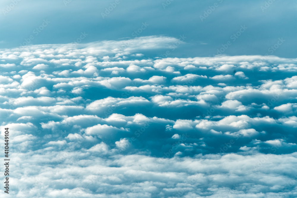 Naklejka premium Clouds in nature, high angle view
