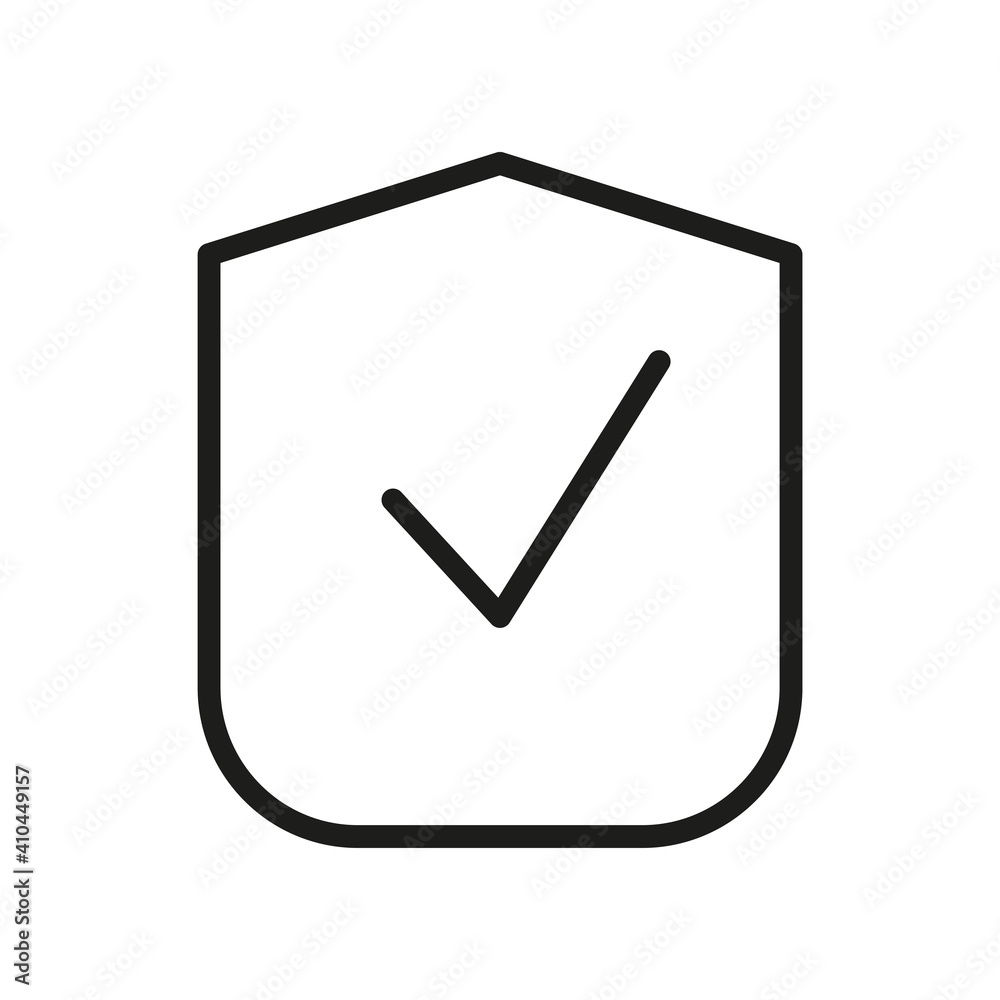 Outline Vector Icon Shield, Protect, Defense Outline Vector Icon Shield, Protect, Defense