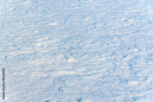 Clouds in nature, high angle view