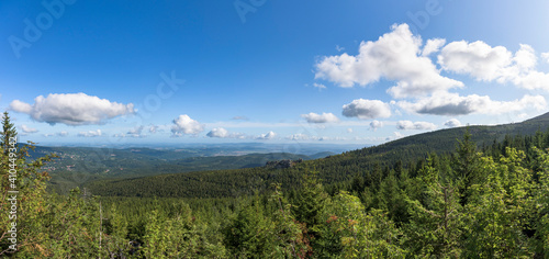 Fototapeta Naklejka Na Ścianę i Meble -  Panoramic view of Giant mountains in Poland