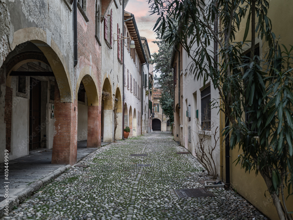 Glimpse of Treviso, a historic town in Italy
