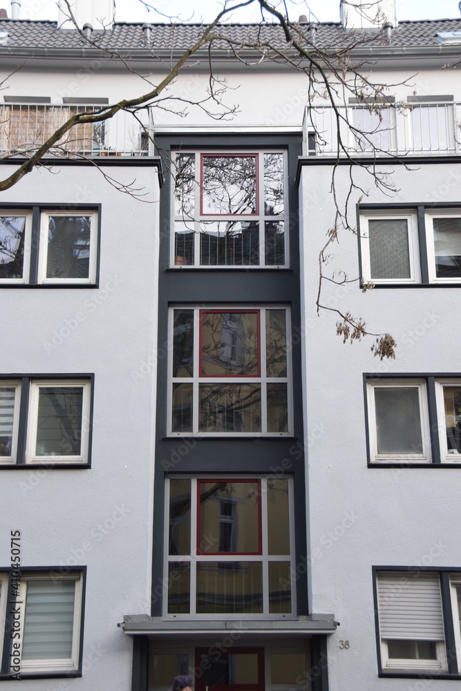 Fototapeta premium Hausfassade der deutschen Nachkriegszeit