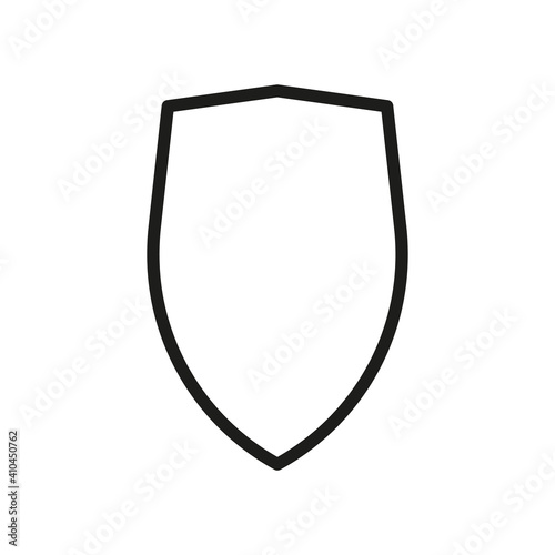 Free Download Outline Vector Icon Shield, Protect, Defense - GFXLoad