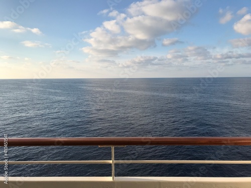 sea and sky from deck