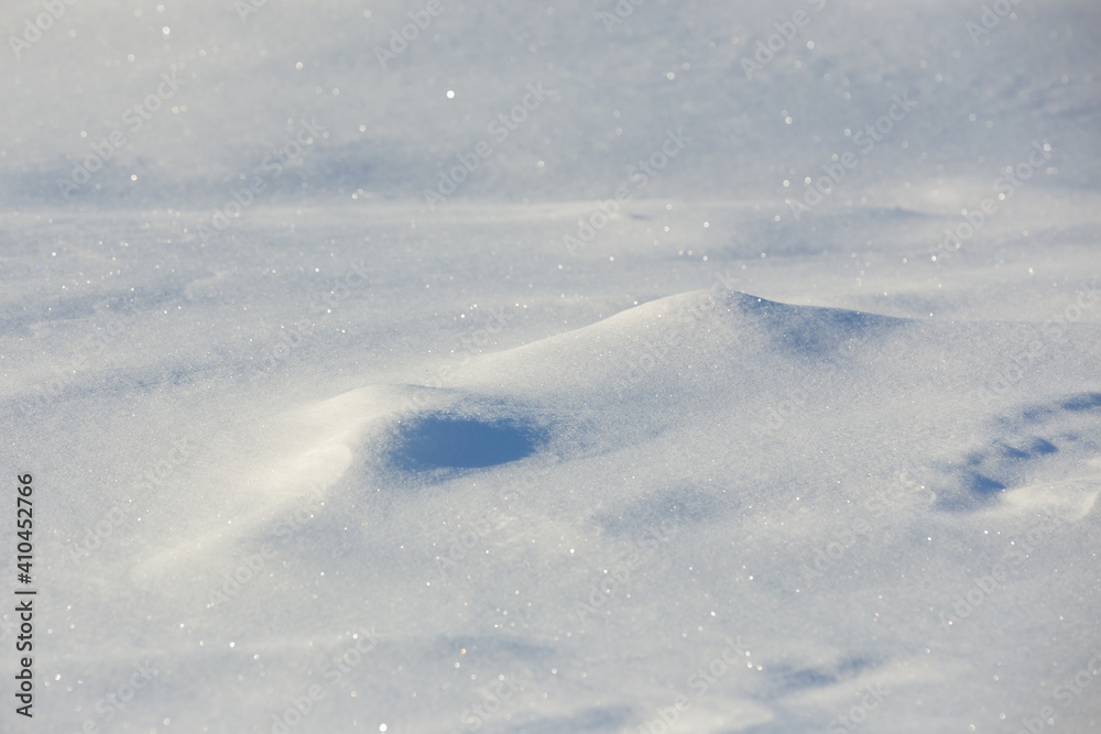 white snowdrift with blue shadows, winter texture white snowdrift with blue shadows, winter texture
