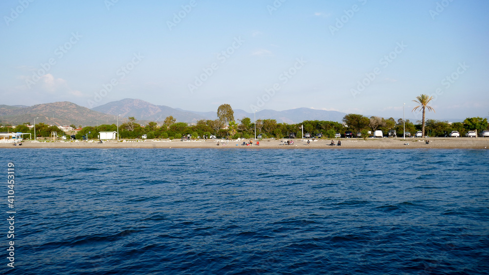 Naklejka premium Fethiye - Turkish resort by the sea