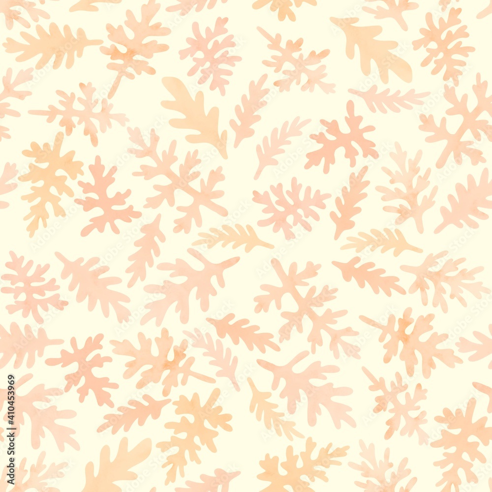 Fototapeta premium Seamless pattern in cream colours