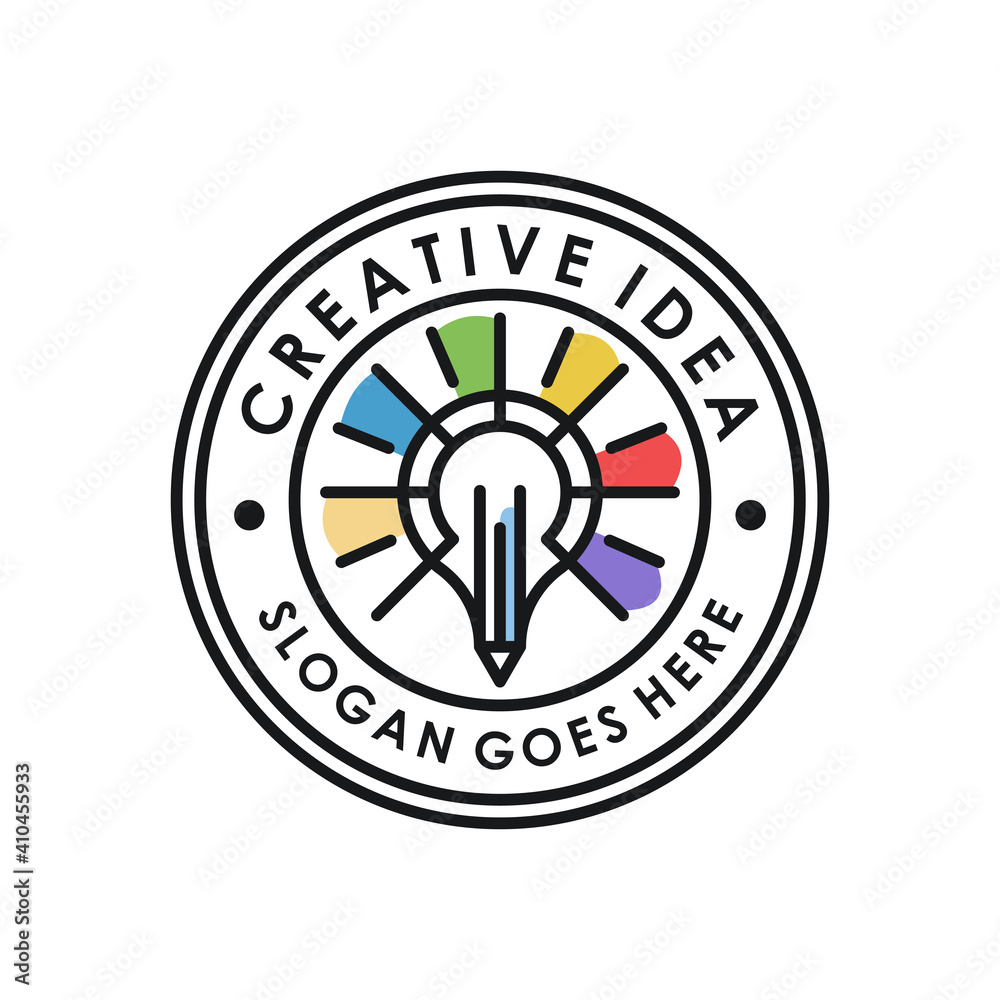 Obraz premium creative ide logo design