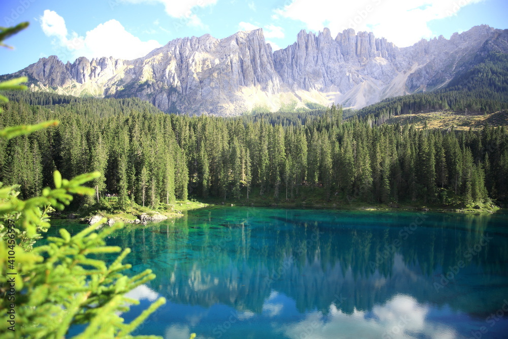 
Lake Carezza in South Tyrol