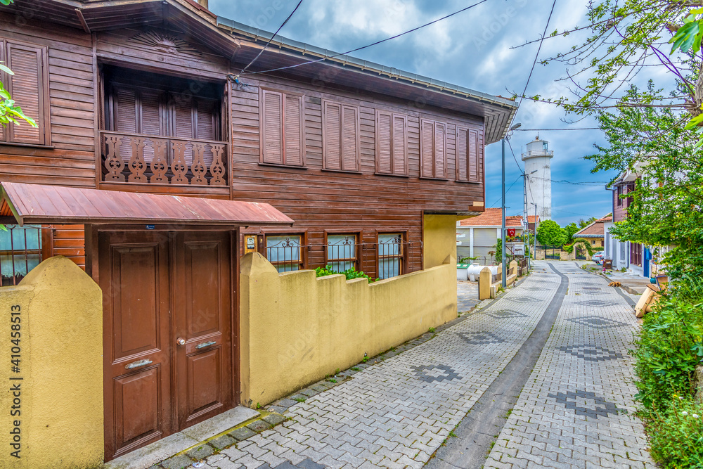 Anadolu Feneri Village view in Istanbul