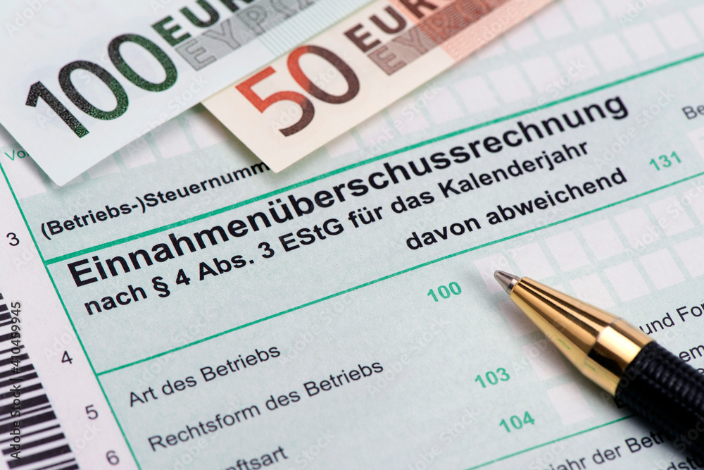 Formular für Steuererklärung an Finanzamt Formular für Steuererklärung an Finanzamt