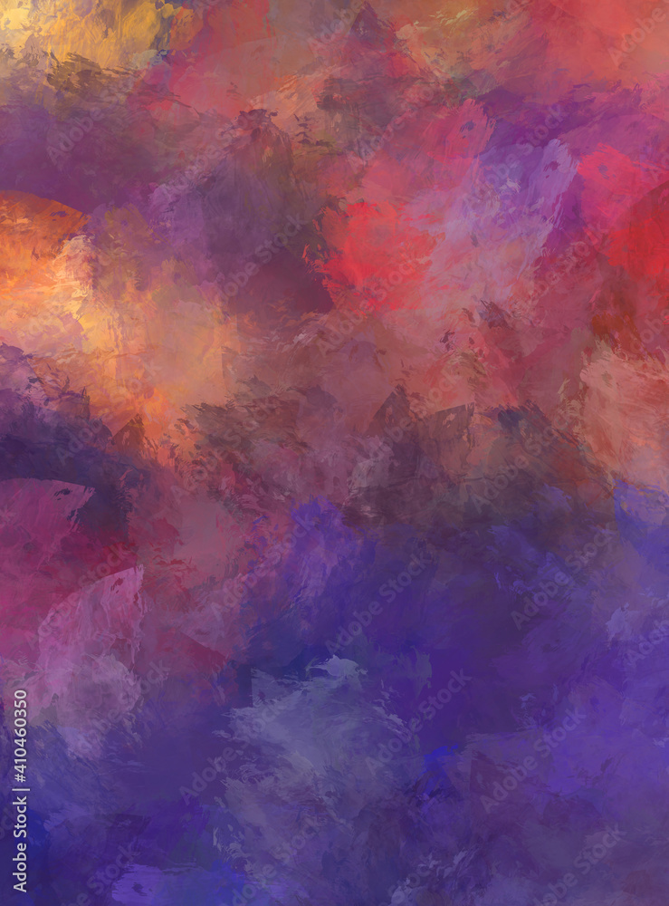 Artistic vibrant and colorful wallpaper.Brushed Painted Abstract Background. Brush stroked painting.