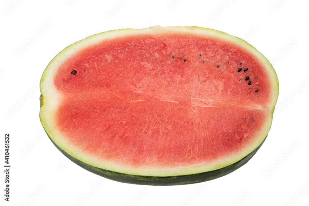Juicy watermelon slice isolated on white background. Juicy watermelon slice isolated on white background.