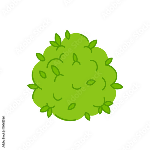 Marijuana weed bud. Vector trendty flat line illustration icon. Isolated on white background. Plant marijuana bud concept