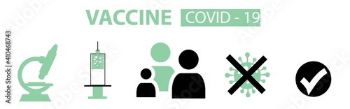 Vector illustration in flat simple style with characters - novel coronavirus concept, covid-19 