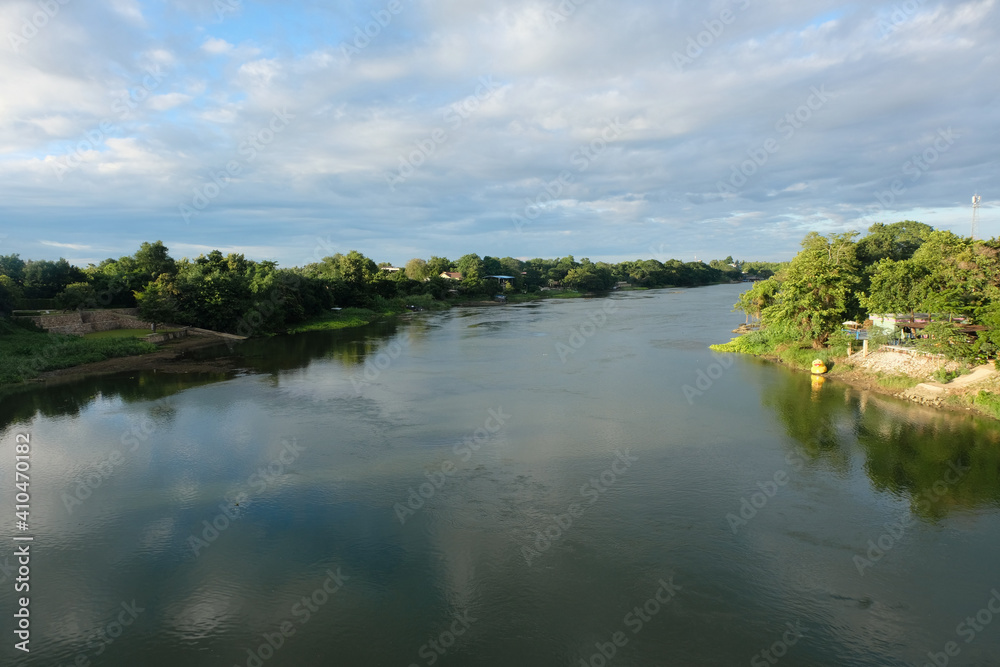 river at photharam, Ratchaburi Province, Thailand