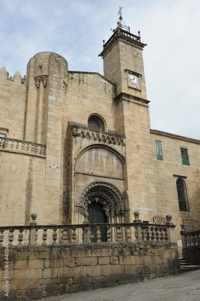 Ourense Orense Saint Martin Cathedral in the Plaza do Trigo, Galicia, Spain