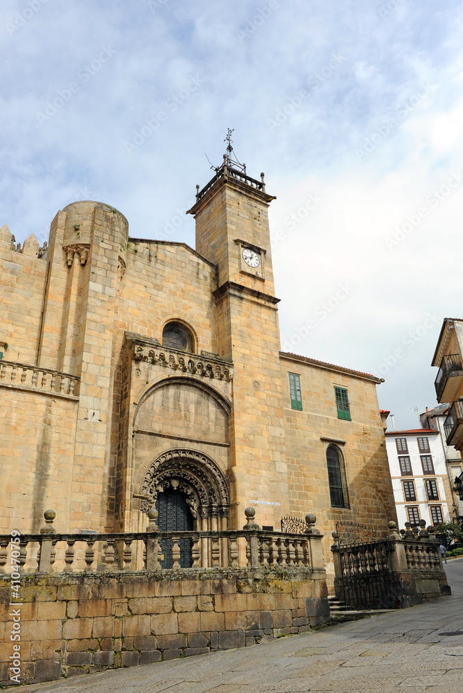 Cathedral of Ourense in the Plaza do Trigo, Galicia, Spain