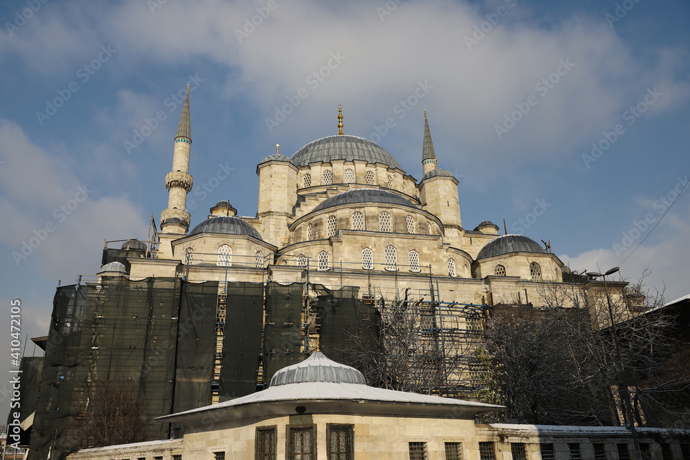 Eminonu New Mosque in Istanbul, Turkey