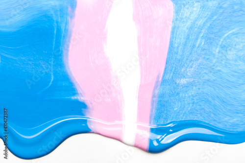 Transgender colors in marble abstract background texture. Graphic pattern with blue, pink, white color to use for backdrop floor ceramic counter tile interior and fabric.