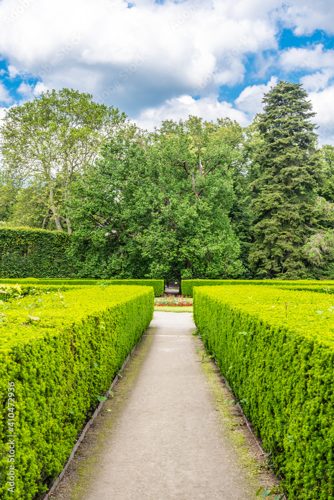 Fototapeta premium Baroque Castle Gardens in Cesky Krumlov