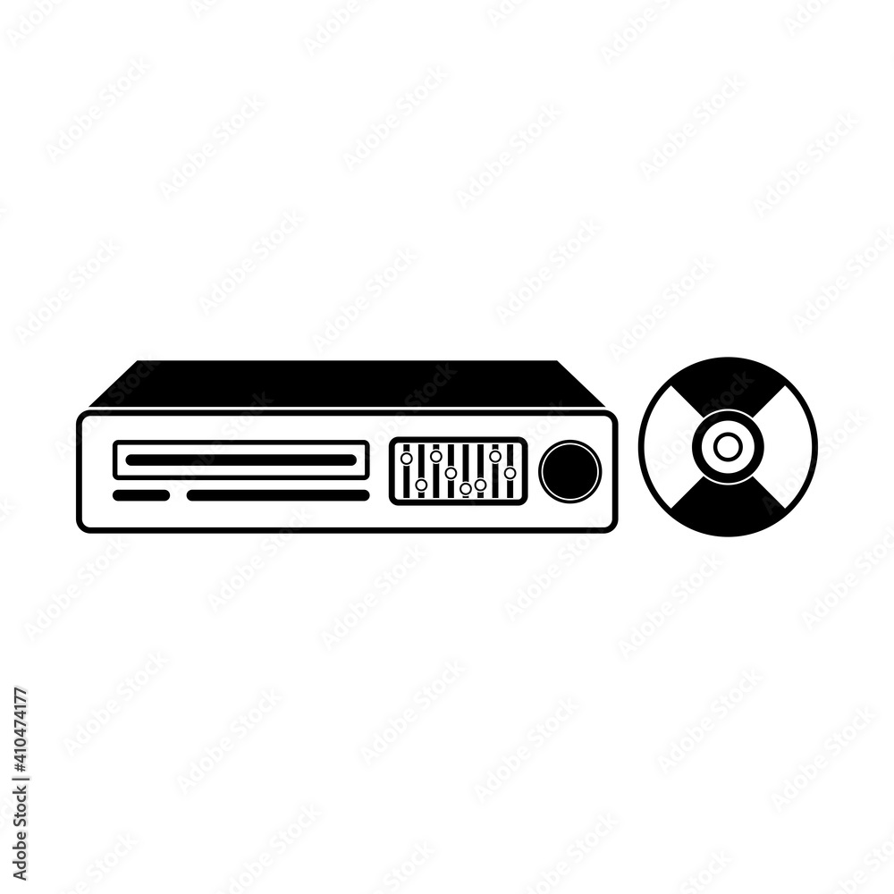 Fototapeta premium audio player icon set vector sign symbol