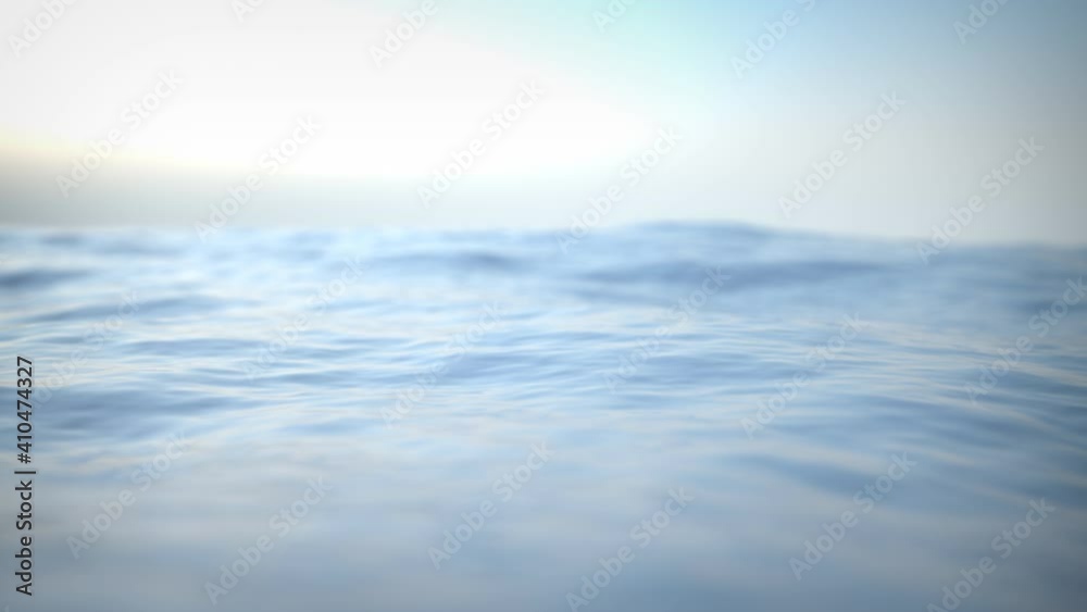 3d rendering of slow motion animation of Background sea blue beautiful calm. Shallow depth of field. Ocean. nature. 3d rendering of slow motion animation of Background sea blue beautiful calm. Shallow depth of field. Ocean. nature.