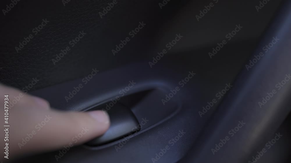 People open car's window, Day time, sunny day, 4K People open car's window, Day time, sunny day, 4K