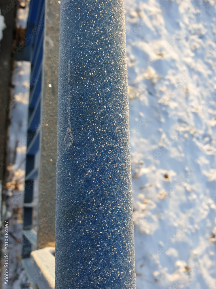 snow on the pipe snow on the pipe