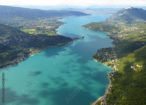 Lake Annecy in the French Alps 