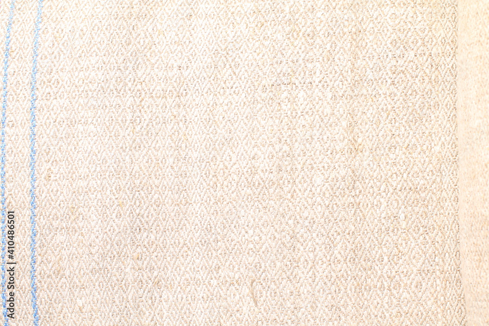 Fototapeta premium Natural linen material textile canvas texture background